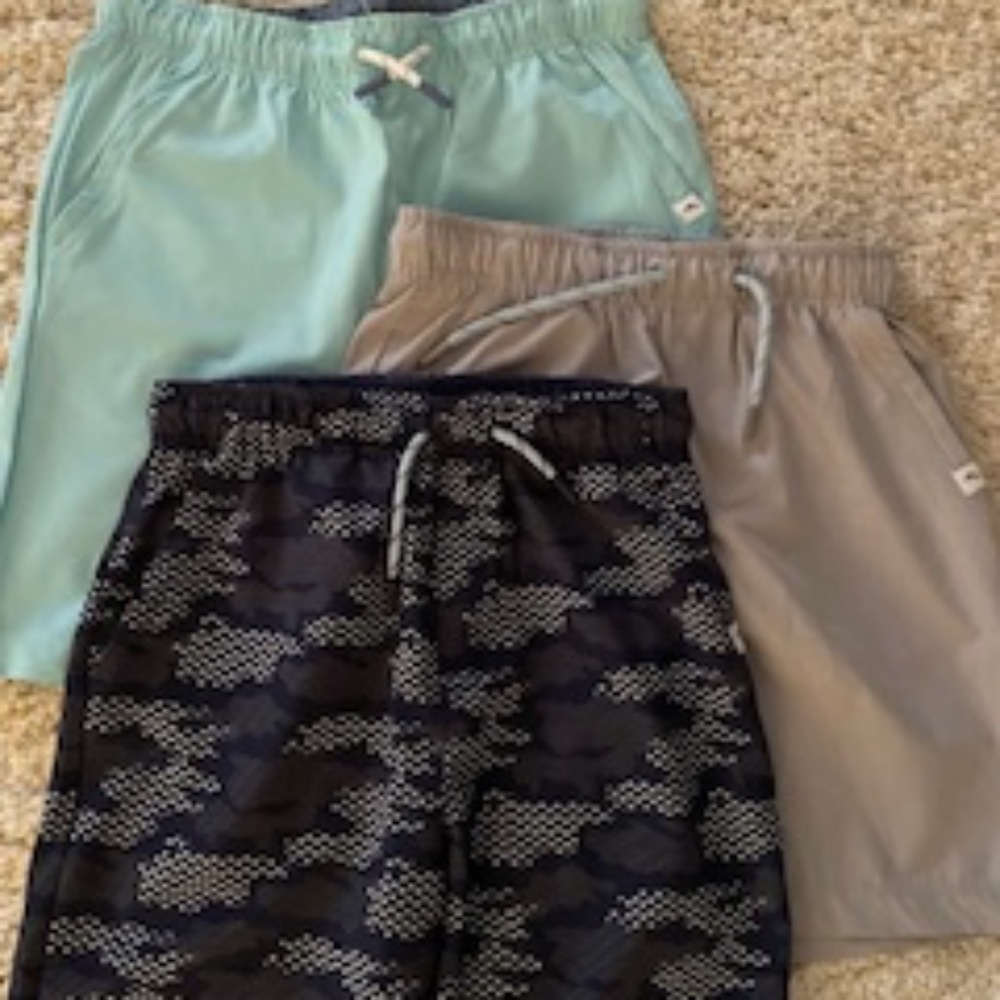3 Pairs Boys Active short size 7/8 & 9/11